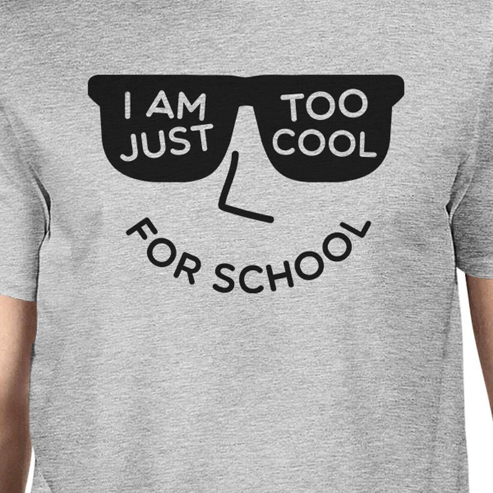 Too Cool For School Mens Grey Shirt