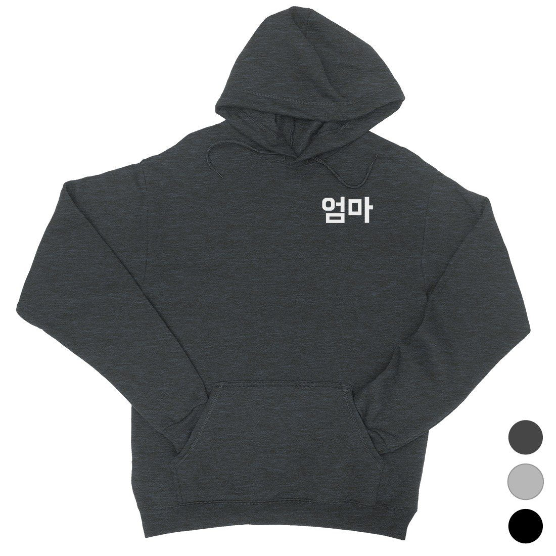 Mom Korean Letters Mens/Unisex Pullover Hooded Sweatshirt