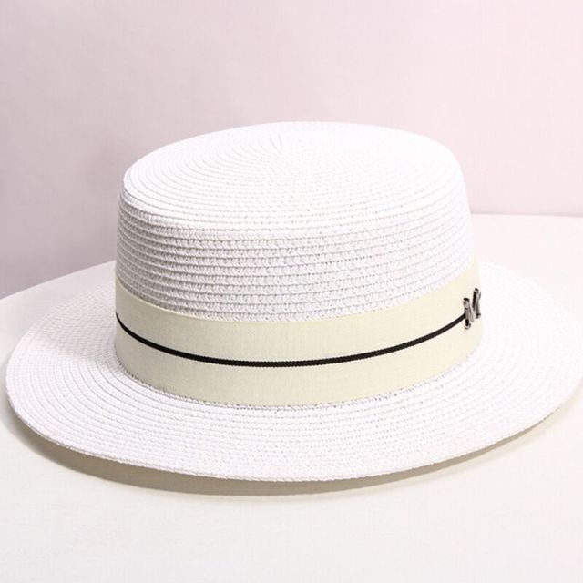 Hat For Women Panama Hat Summer Beach Hat Female Casual Lady Women Flat Brim Straw Cap Girls Sun Hat Chapeu Feminino