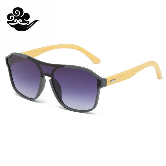 Bamboo Legs Sport One Piece Wholesale Sunglasses