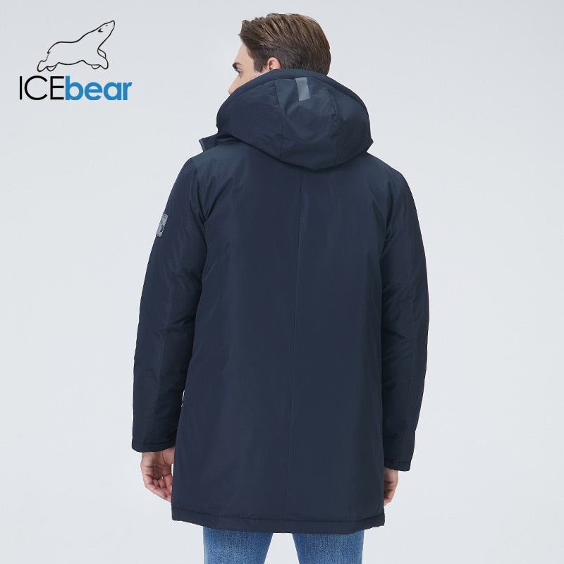 ICEbear 2021 high quality men's clothing winter male jackets fashion brand men's hooded jackets MWD21815I