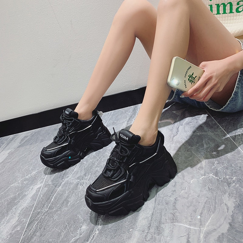 Platform Sneakers for Woman Vulcanize Shoes