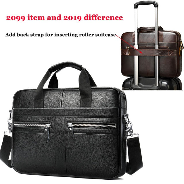 Men's Briefcases Men's Bags Genuine Leather Lawyer Bag for Men Laptop Bag