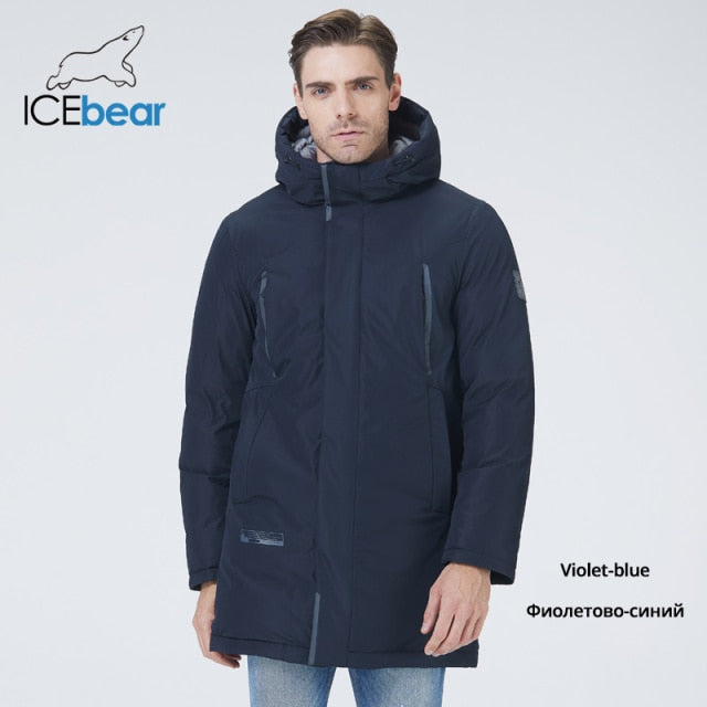 ICEbear 2021 high quality men's clothing winter male jackets fashion brand men's hooded jackets MWD21815I