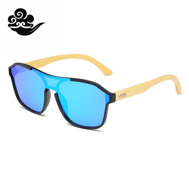 Bamboo Legs Sport One Piece Wholesale Sunglasses