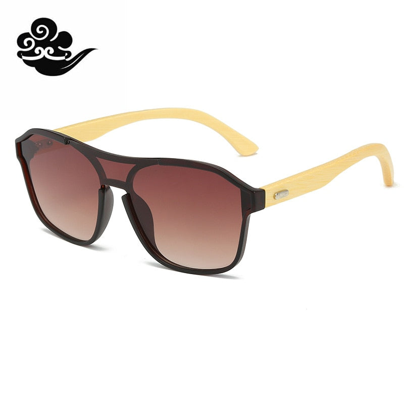 Bamboo Legs Sport One Piece Wholesale Sunglasses