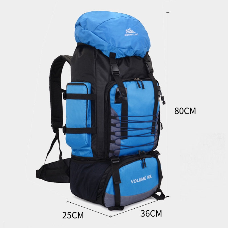 Travel Bag Camping Backpack Hiking Army Climbing Bags Trekking Mountaineering  Large Capacity Sport Bag