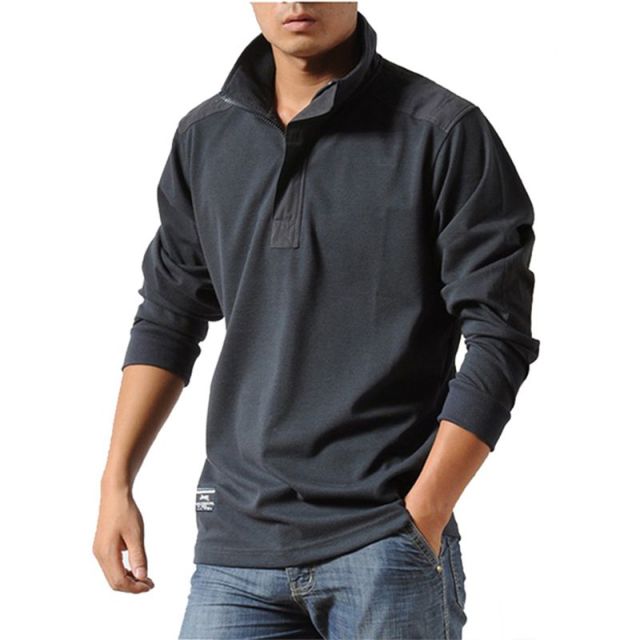 Casual Shirts Men Autumn Loose Long Sleeved Tactical Shirts