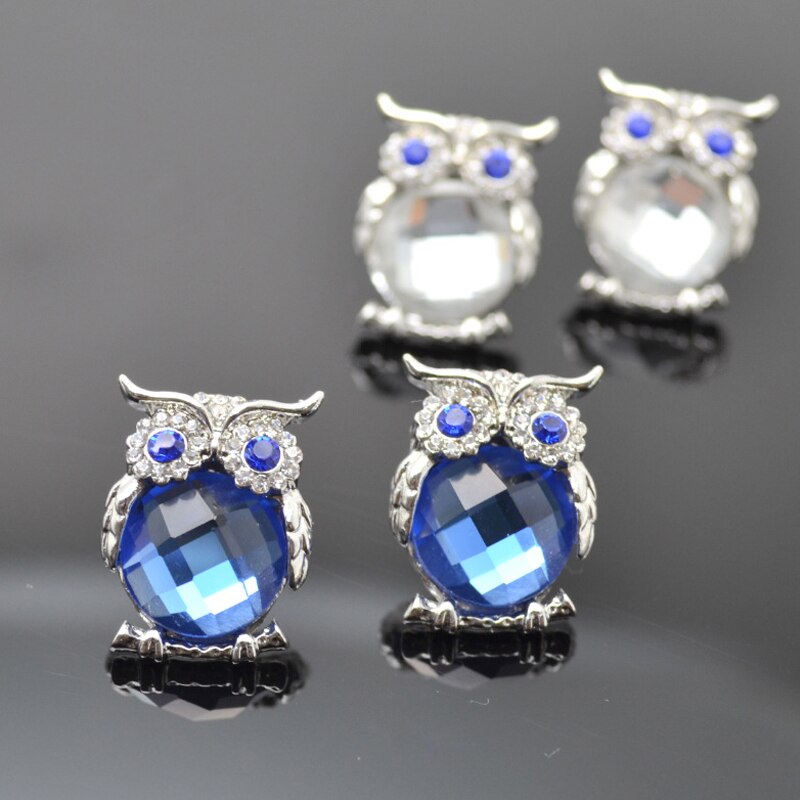NEW Women Sweater Chain Necklace Owl Design Rhinestones Crystal Pendant Necklaces Jewelry Clothing Accessories Drop Shipping