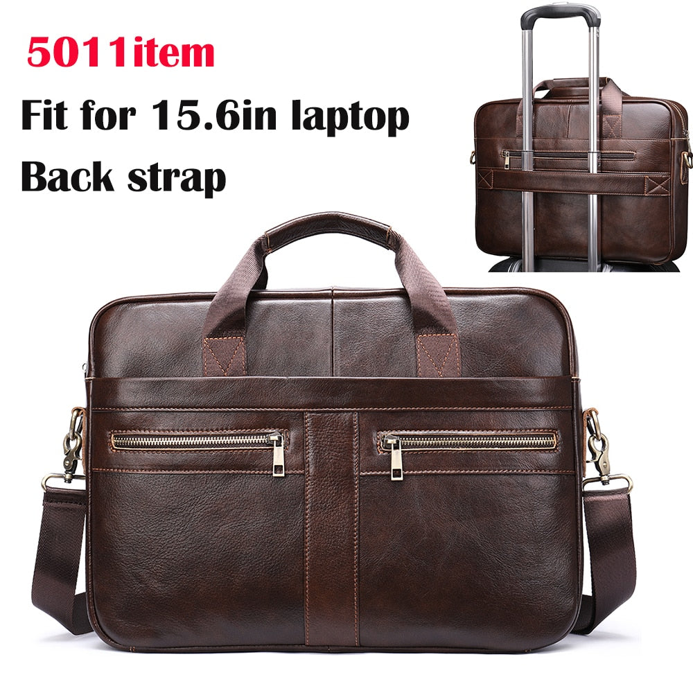 Men's Briefcases Men's Bags Genuine Leather Lawyer Bag for Men Laptop Bag