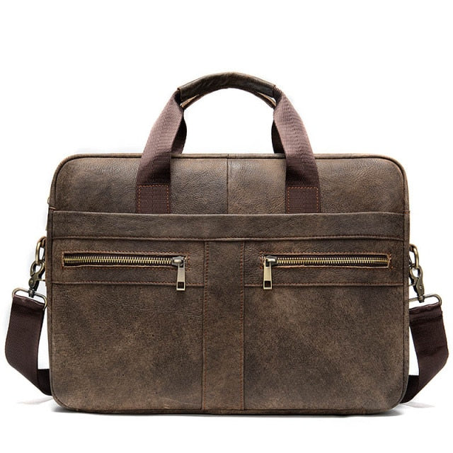 Men's Briefcases Men's Bags Genuine Leather Lawyer Bag for Men Laptop Bag