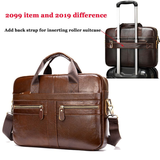 Men's Briefcases Men's Bags Genuine Leather Lawyer Bag for Men Laptop Bag