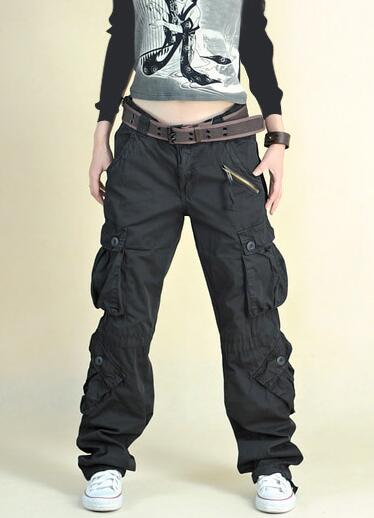 Free Shipping 2021 New Arrival Fashion Hip Hop Loose Pants Jeans Baggy Cargo Pants For Women