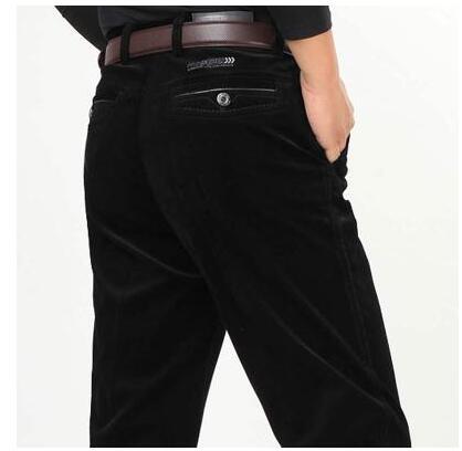Corduroy pants loose middle-aged joggers middle-aged men dad installed in autumn and winter 2017 men's casual pants corduroy